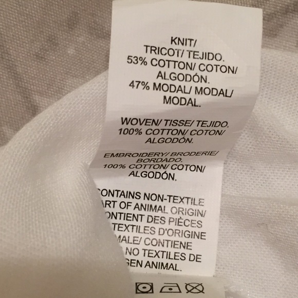 Lucky Brand White 100% Cotton Blouse, Size Small - Picture 6 of 8